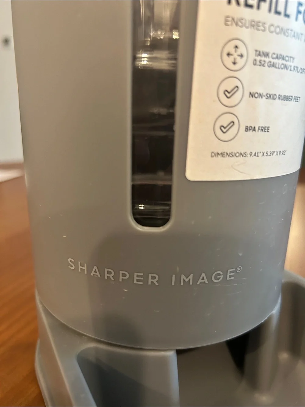 Sharper Image Water Gravity Refill for Pets. Dogs and cats.